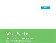 Tablet Screenshot of popcouncil.org